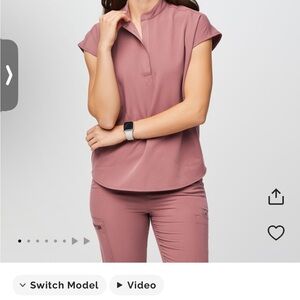 Figs Mauve Women's Scrub Set Rafaela + Zamora